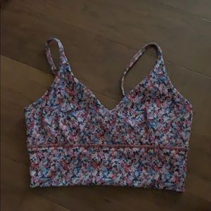 lululemon printed sport bra